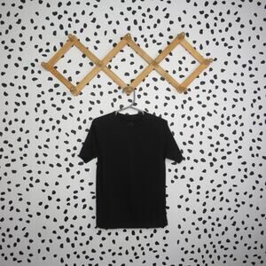 Wonder Nation Black Boys Basic Short Sleeve T-Shirt